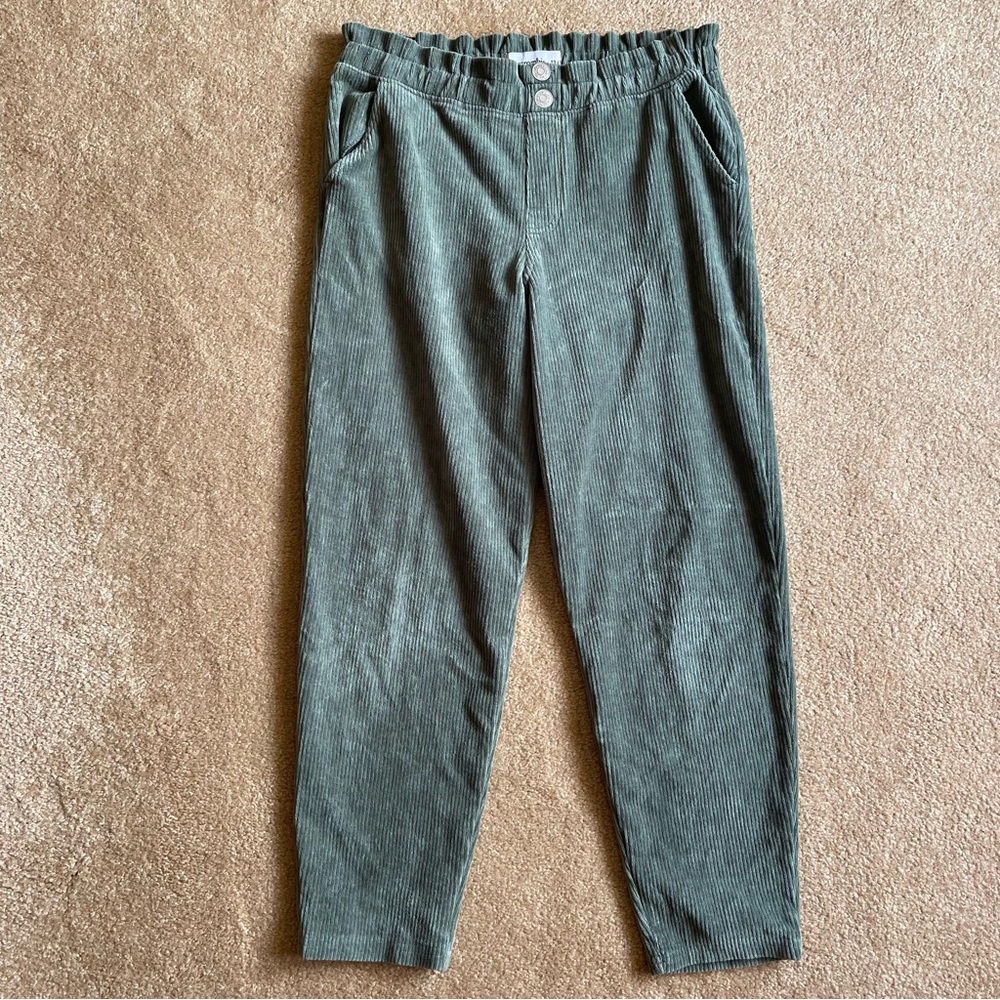 13/14 Abercrombie Kids Green Corduroy Pants